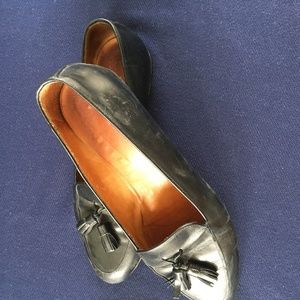 Ralph Lauren Navy Tassel Loafers